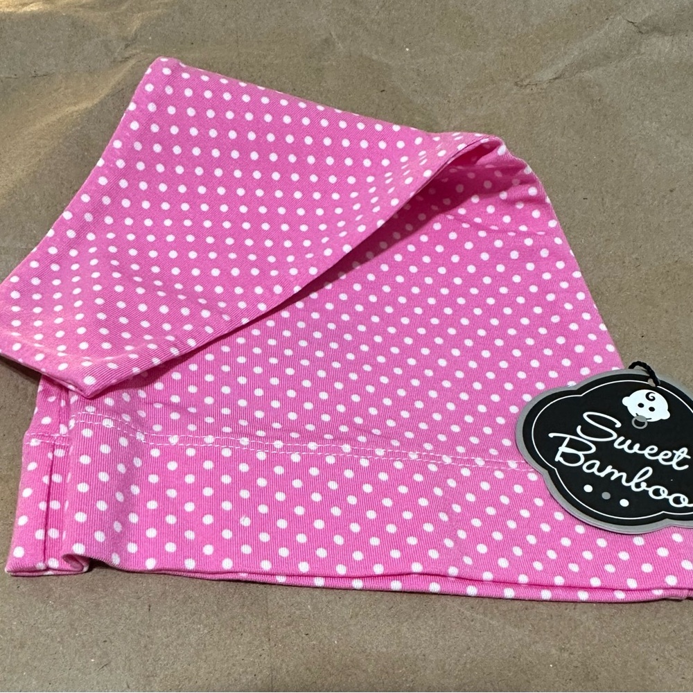 Sweet Bamboo Pink Polka Dot Kids Hat
